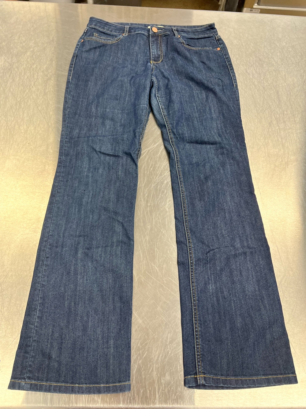 CAbi Women's Dark Blue Boot Cut Jeans size 12